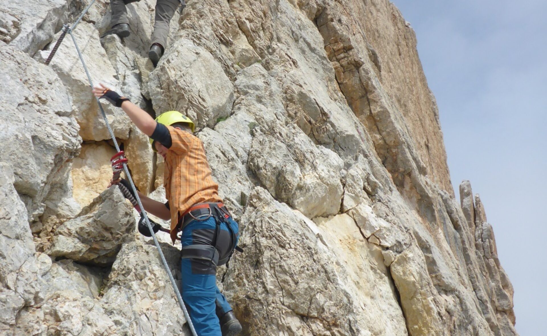 Climbing in the Dolomites